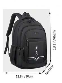 Large Capacity Travel Backpack For Men, Suitable For School Season, Business Travel And Various Occasions, Relatively Large Size - Multicolor - View 2