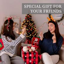 1 pieza Adorno de colibrí navideño, decoración de hogar con apilamiento de colibríes coloridos para amantes de los colibríes, decoraciones navideñas, decoración de habitación, decoraciones navideñas de invierno, regalos navideños, decoración navideña