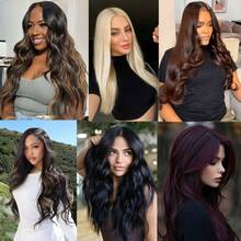 10片/包，50克黑色直发合成接发，无痕隐形，自然黑色，适合发量稀少的女性，打造自然逼真的效果。高品质接发，适合日常佩戴，也适合节日、圣诞节、情人节等各种场合。