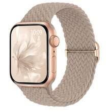 编织弹性可调节表带，兼容 表带 38 毫米 40 毫米 41 毫米 42 毫米 44 毫米 45 毫米 46 毫米 49 毫米，男女通用，运动弹性尼龙布腕带，兼容 Series SE Ultra 2/1 11 10 9 8 7 6 5 4 3 2 1 - 42/44/45/49mm - 查看 27