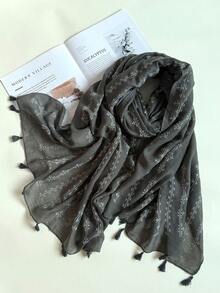 Boho 1 chiếc khăn choàng đầu màu trơn thời trang đa năng giản dị cổ điển thanh lịch cho phụ nữ, xuân/hè đông thu - Nhiều màu - Xem 24