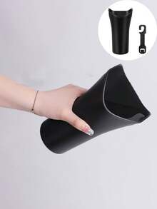 1/2 件汽车收纳袋，悬挂式汽车收纳袋，车用雨伞收纳桶 - 带挂钩、杯架和雨伞架的汽车垃圾桶，用于车辆整理的塑料汽车座椅靠背收纳袋，时尚实用的设计 - 彩色 - 查看 8