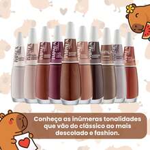 Impala Brown Nude Nail Polish Kit 10 Capivara Nail Polish Wholesale - 5色 - 查看 3