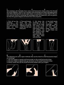 chindooriya Women's Over The Knee Socks - Sexy Thigh High Stockings With Elegant Lace & Vertical Line Design, Sheer Long Leg Hosiery, Cozy - Black - View 9