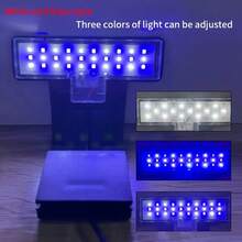RGB Color Clamp Fish Tank Light,Aquarium Light,Full Spectrum Planted Tank Lamp,USB High Brightness LED Aquarium Light, White & Blue Spectrum For Aquatic Plants,Suitable For Round And Square Fish Tanks - Multicolor - View 5