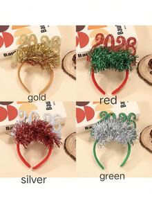 1 pieza Diadema navideña 2026, tocados creativos para fiesta de Navidad, accesorios para fotos, decoraciones navideñas, decoración de invierno para el hogar, decoraciones navideñas, regalos de Navidad, decoración navideña