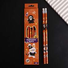 6 Stücke Halloween Party Bleistift Geschenkbox Set, geeignet für Trick or Treat Partys, Klassenraum Preise, Geschenktüten Füllungen, mehrteiliges Party Zubehör Geschenkbox