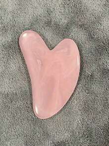 1PC Gua Sha Facial Tool Guasha Stone Scraping Massage Natural Jade Stone Gua Sha Massager Tool For Face Eye Neck Anti-Aging Slimming & Firming,Gua Sha Facial Tools, Jade Guasha Tool For Face & Eye Gua Sha Stone For Puffiness Reducing & Jawline Sculpting Face Stone Gua Sha Tools For Skin Care Woman GuaSha Stone Tool (Rose Quartz/Serpentine Jade)