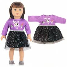 3 Sets Halloween Style DIY Doll Clothes, 18 Inch American Girl Doll Princess Dress, Great Gift For Girls On Halloween, Holiday, Birthday (Doll And Shoes Not Included), Fits Dress Up Games - Mixed Colors - View 8