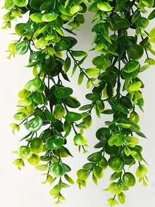 2/4/8PCS UV-Resistant Faux Autumn Maple Leaf Hanging Vines Garland - Vibrant Orange Fall Foliage Artificial Plants For Indoor Outdoor Decor, Halloween, Thanksgiving, Rustic Wedding Arch Backdrop, Cozy Farmhouse, Stair Railing, Front Door Wreath