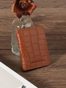 SOUTHLAND&KANGAROO Ví mini bỏ túi thời trang tối giản đựng thẻ mỏng nhẹ di động đựng tiền mặt thẻ căn cước thẻ tín dụng tiền xu làm quà tặng sinh nhật kỷ niệm người yêu nữ cô gái phụ nữ thanh thiếu niên cho sinh viên đại học học sinh nam nam - màu nâu - Xem 4