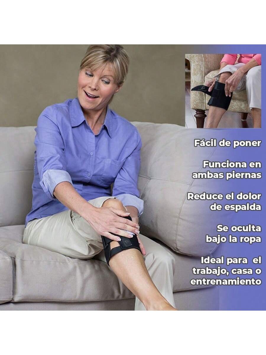 Faja terapéutica magnética para la rodilla