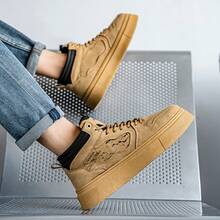 Nowe męskie trampki za kostkę na jesień/zimę 2025, męskie buty casualowe za kostkę, męskie buty sportowe na świeżym powietrzu, płaskie, uniwersalne, wygodne, męskie trampki studenckie, męskie buty sportowe casualowe dla nastolatków, buty za kostkę, białe trampki