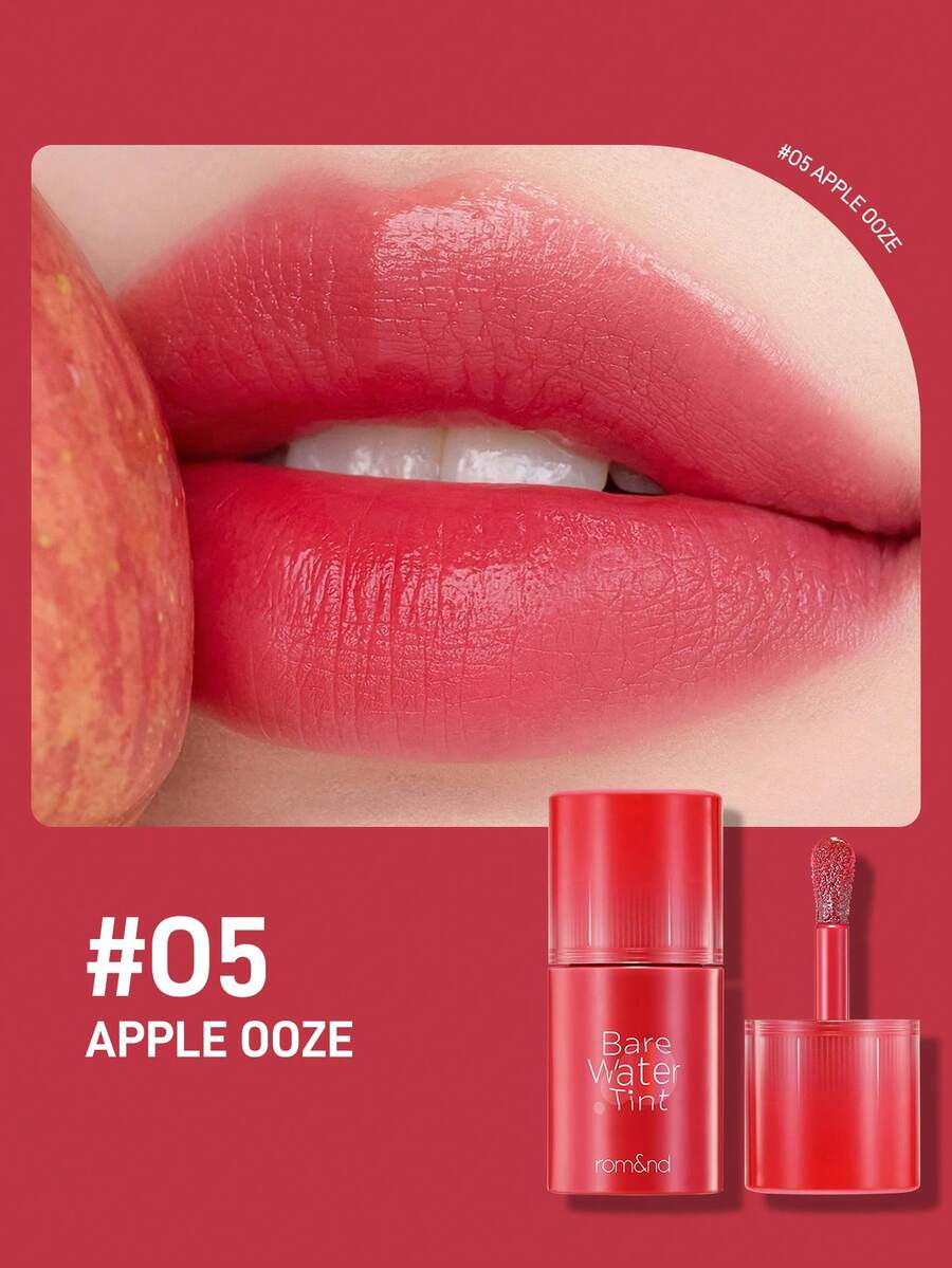 Rom&Nd Moisture-Like Lip Gloss Matte Lipstick Long-Wear Lip Color Moistening Blending Low-Saturation Lip Coloring Liquid Korean Makeup 4.5g/0.16oz - 05 APPLE OOZE - View 1