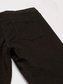Bandolino Women's Mandie Signature Fit 5 High Rise Jean Plus Sizehalloween - Saturated Black - View 4