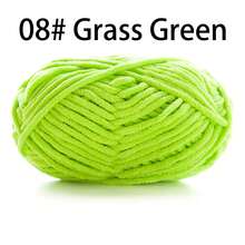 EDCUEBE7 1/2pcs Velvet Soft Yarn, 50g/Pc, 60m/Pc, Handmade DIY Knitting Medium Chunky Yarn Popsicle Yarn, Bulky Polyester Soft Knitting Yarn, Suitable For DIY Crafts, Suitable For Knitting And Crocheting Scarves, Hats, Shoes, Bags, Cushions, Dolls, Blankets, Slippers, Handicraft Crochet Projects