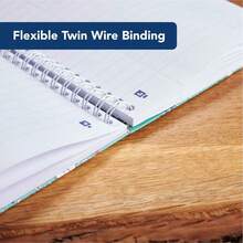 Oxford Floral  Hard Cover  Notebook, Ruled, 140 Pages, Enabled