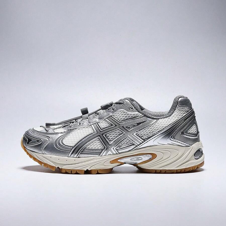 Asics Tênis esportivo casual unissex GEL-KAHANA TR V4 de cano baixo 1203A866-100 - Prata - Ver 1