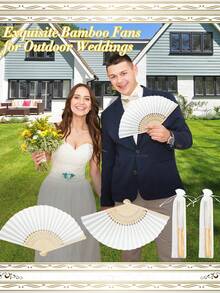 1/3/15/30pcs/Set, Pink Wood Folding Fan With Gift Bag Thank You Card Set, Thank You Cards, Bridal Bamboo Handheld Folding Fan, Single Party Wedding Bride Shower Decorations, Bridesmaid Bamboo Handheld Folding Fans, Single Party Photo Props,Bridesmaids Gifts And Wedding Decorations, Perfect Wedding Gifts, Wedding Decoration, Very Suitable For Parties And Events, Perfect Summer Accessories, Women's Folding Fan