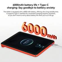 Blackview ZENO 8英寸平板电脑，带SIM卡槽，Android 15游戏平板电脑，配备可拆卸支架，4GB+64GB，8英寸双卡双待4G LTE和5G WiFi，90Hz高清显示屏，支持Widevine L1和GPS