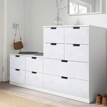 1 Roll White Wood Grain Self-Adhesive Wallpaper, Removable And Waterproof PVC Material, Suitable For Living Room, Bedroom, Table And Door Decoration, Waterproof PVC DIY Decor - White - View 4