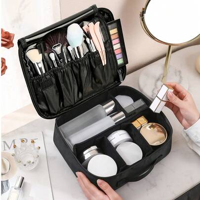 1 chiếc Túi đựng mỹ phẩm/hộp trang điểm đa năng dung tích lớn, Túi sắp xếp trang điểm, Du lịch, Túi đựng mỹ phẩm, Đồ dùng du lịch thiết yếu, Túi nhỏ, Phụ kiện trang điểm, Túi trang điểm nhỏ, Dung tích lớn, Túi trang điểm lớn, Quà Giáng sinh, Du lịch, Quà tặng cho phụ nữ, Đồ dùng du lịch thiết yếu, Túi nhỏ, Túi cầm tay/Túi xách nhỏ, Túi sắp xếp trang điểm, Hộp đựng cọ, Túi mini, Túi dung tích lớn, Quà tặng cho phụ nữ, Quà Giáng sinh, Ý tưởng quà tặng cho phụ nữ, Túi đựng mỹ phẩm, Đồ dùng du lịch thiết yếu