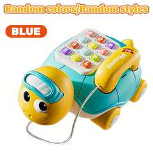 婴儿玩具-乌龟音乐电话机，婴儿多功能玩具仿真电话机，发光音乐乌龟玩具，益智早教婴儿音乐电话机，激发宝宝交流欲望 - 彩色 - 查看 11