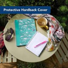 Oxford Floral  Hard Cover  Notebook, Ruled, 140 Pages, Enabled