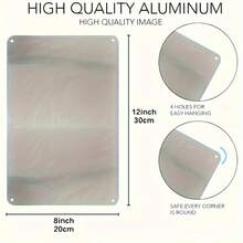 2D Retro Christmas Tin Sign - Farmhouse Holiday Decoration, Red Barn And Snow Scene - Heavy Aluminum Metal Poster, Suitable For Indoor And Outdoor Use - Pre-Drilled For Easy Hanging - 8x12inch Country Style, Perfect Gift For Home, Bar, Cabin - High-Quality Printing, Seasonal Wall Art, Farmhouse Style Christmas Decoration, Festive Atmosphere, High-Quality Printing - Nhiều màu - Xem 6