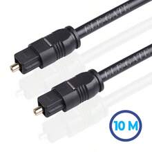 Cable de fibra óptica de alta calidad de 10 m Toslink para - Blanco - Ver 2
