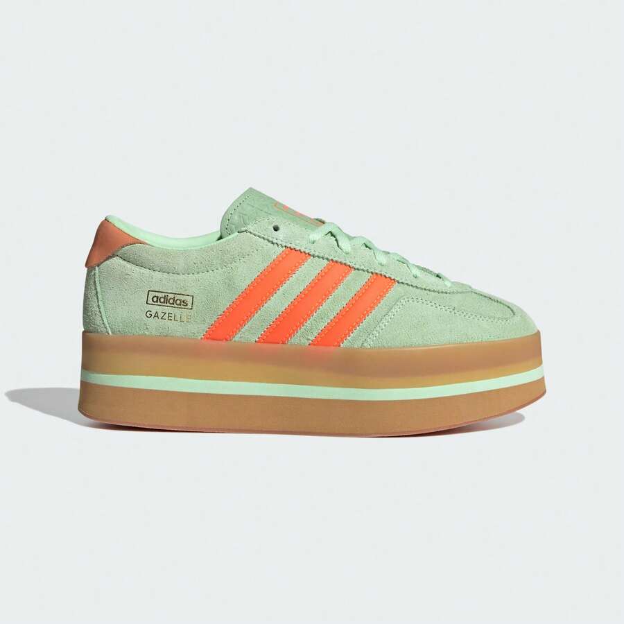 Adidas Gazelle Stack Xanh lá cây nhạt - Nửa xanh - Xem 1