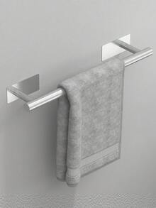 5 Stücke Badezimmer Accessoire Set aus Edelstahl - beinhaltet Handtuchhalter, Toilettenpapierhalter und Bademantelhaken - ohne Bohren, einfache Installation - ideal für Wohndekoration und Organisation, Badezimmer Organisation | Modernes Badezimmer Set | langanhaltend Badezimmer Armaturen, Badezimmer Accessoires