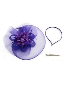 1 Pc Fascinator Hats Pillbox Hat Kentucky Derby Hats With Veil For Women Tea Party Bridal Wedding Halloween Church, Autumn, Top Hat, Rave, Halloween Accessories, Bride To Be, Tiny Hats, Mini Fascinator, Mini Top Hat , Mini Cap, Gifts