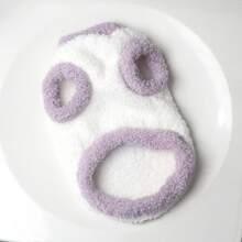 Autumn/Winter Pet Clothes Warm Colorblock Faux Fur Collar Vest, Suitable For Small Dogs And Cats, Sleeveless Design For Easy Wear, Small Breed Dog Apparel And Cat Sweaters