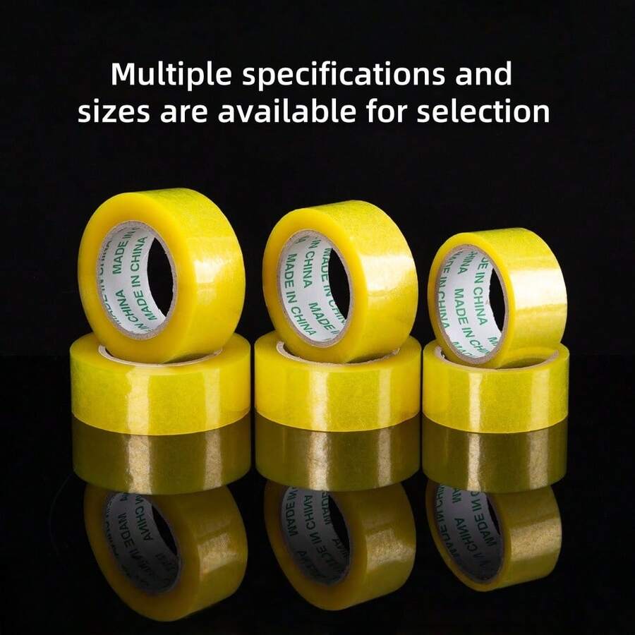 3PCS/1PC 4.8cm/1.89 Inches Wide Packaging Tape, Yellowish-White Transparent Packaging Tape, Brown Packaging Tape, Suitable For Light And Heavy Packaging. The Width Of The Tape Roll Is 4.8cm/1.89 Inches, And The Length Is 60 Meters /60 Yards And 100 Meters/Yards. There Are Multiple Specifications To Choose From. Strong Sealing Tape,