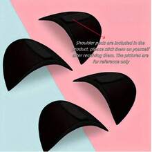 1pc/2pcs Thick Shoulder Pads, Suitable For Sewing DIY Jackets, Wedding T-Shirts And Fashion Accessories, Adjustable, 3D Contour Design, Suitable For Parties, Birthdays, Suits, Shirts - Fabric, Back To School - Multicolor - View 6