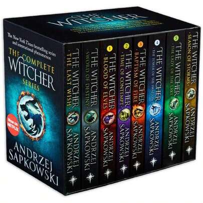 Andrzej Sapkowski Witcher Series Collection 8 Books Box Set Season Of Storms Inc The Last Wish -