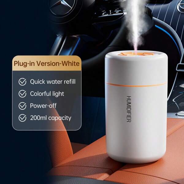 AOYI Humidifier-Portable, Colorful, Suitable For Bedrooms And Offices- Silent Operation, USB Power Supply