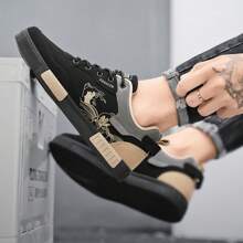 Nuevos tenis casuales con cordones para hombres, suela suave y ligera, versátiles de corte bajo, transpirables y planos, para todas las estaciones