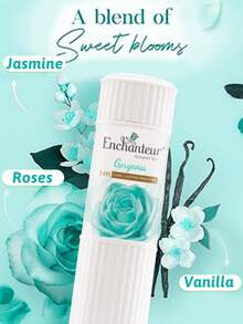 Enchanteur Enticing Perfumed Talc Powder , 24H Long-Lasting Dryness,Refreshing Feel,Relieve Itching,Long-Lasting Fragrance,Fine Powder Texture, Enhance Skin Texture, Floral Scent, Soft And Smooth Skin,Skin Radiance, Lasting Perfume, Body And Face Use, Romantic Perfume,Suitable For All Skin Types, Ideal For Daily Use,Before Bed Or After Showering,After Exercise. - Fresh and Delicate Floral Fragrance - View 5
