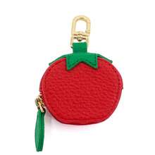 Minimalistische süße Obst-förmige Schlüsselanhänger, Münzbörse, Erdbeere, Kirsche, Blaubeere, Mini Obst Serie, Ornament für Taschen
