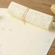 Zestaw fioletowych kopert: 6 papierów listowych + 3 koperty, kartki z podziękowaniami z motywem kwiatowym i ptakami, kartki okolicznościowe, zaproszenia