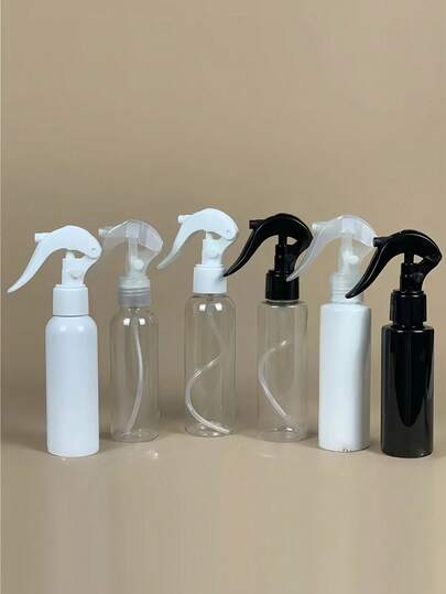 3pcs Spray Bottle Set/Color Options, 100ml Small Transparent Empty Spray Bottle, Travel Size Liquid Sprayer Suitable For Cosmetics, Cleaning And Personal Care