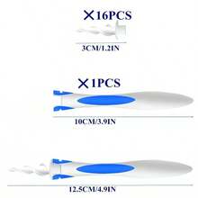 Earwax Removal - Ear Wax Removal, Reusable Earwax Removal Kit  Ear Cleaner With 16 Pcs Soft And Flexible Replaceme - ban đầu - Xem 5