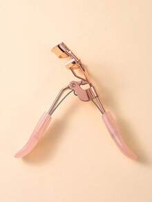 11pcs Set, 1pc Rose Gold Transparent Pink Handle Eyelash Curler + 10pcs Replacement Pads, Professional Makeup Tool, Suitable For Home Use, Eyelash Curler Set, Eyelash Curler Accessories, Affordable Price, Can Be Used For Room Decor, Vanity, Travel, Bedroom, Ideal Choice For Makeup. Eyelash Curler Set, Affordable Price, Suitable As Christmas Gift Or Holiday Small Gift. - Multicolor - View 4