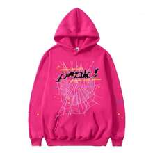 NEW Hip Hop Spider Hoodies Set Y2k Hoodie ,Tracksuit Pullover Sweatshirt And Trousers For Men Or Women Matching Hoodies For Couples Casual Unisex - 粉色 - 查看 3