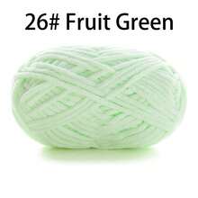EDCUEBE7 1/2pcs Velvet Soft Yarn, 50g/Pc, 60m/Pc, Handmade DIY Knitting Medium Chunky Yarn Popsicle Yarn, Bulky Polyester Soft Knitting Yarn, Suitable For DIY Crafts, Suitable For Knitting And Crocheting Scarves, Hats, Shoes, Bags, Cushions, Dolls, Blankets, Slippers, Handicraft Crochet Projects
