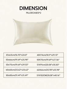 2pcs Premium Silky Satin Envelope Pillowcase, Soft Breatheable Wrink-Free Better For Hair Skin Sleep, Pillow Covers Without Filling, Tender White, Oeko-Tex Certified - Tender White - View 3