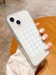 1 件兼容 简约细孔纯色吸盘支架磨砂防摔保护壳适用于 iPhone15Promax 15 15plus 15Pro 14Promax 14Pro 14plus 14 13Promax 13Pro 13 12 11 XR 软壳 - 彩色 - 查看 101