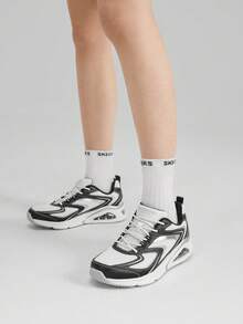 Skechers SKECHERS modische Lässig Sport Retro Plateau-Sohlen Schuhe, geeignet für Studenten, Geburtstagsgeschenke, Mitarbeiter, Wandern, Pendeln, Outdoor-Aktivitäten